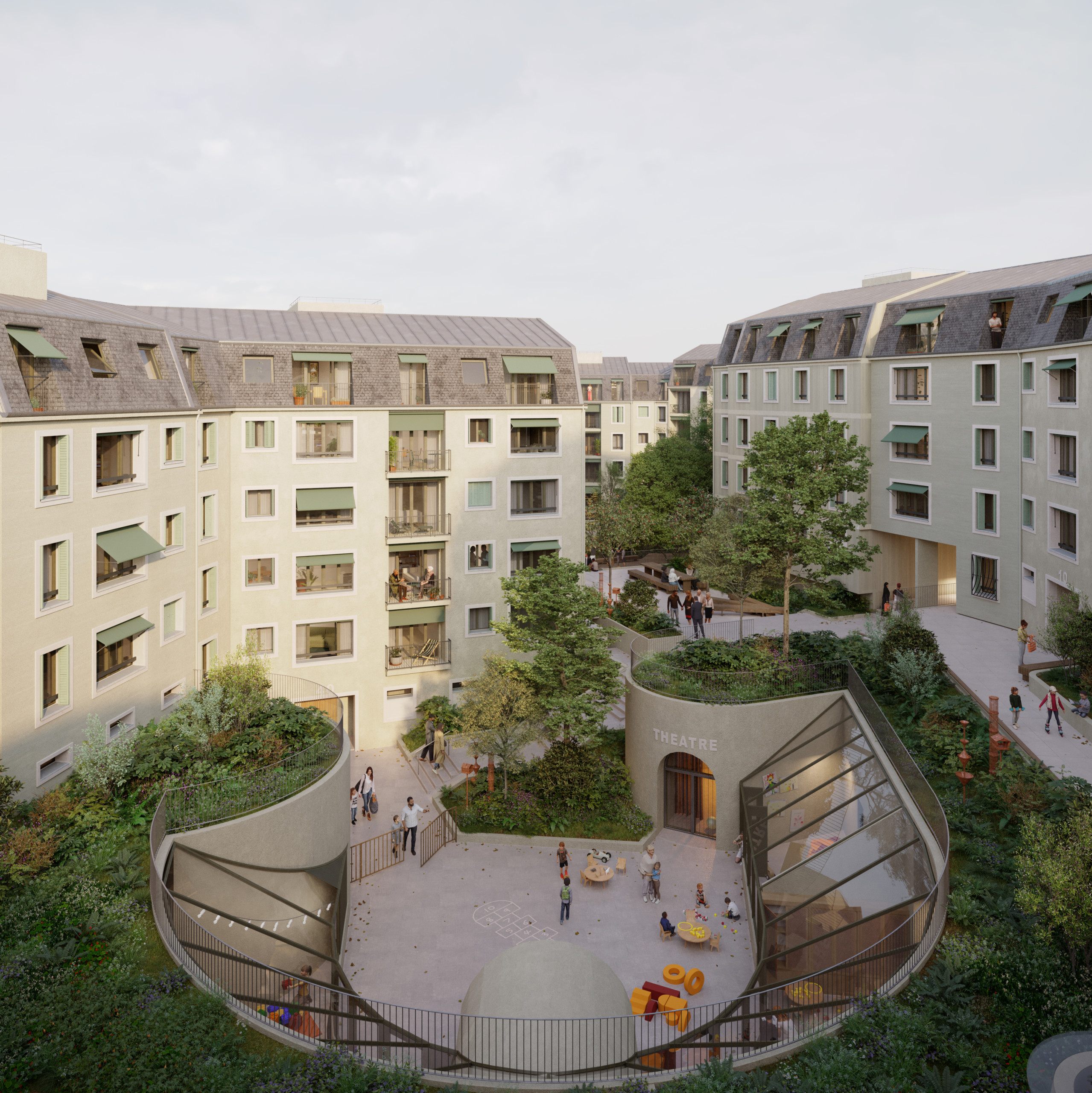 roubaud architectes Amandiers Partants