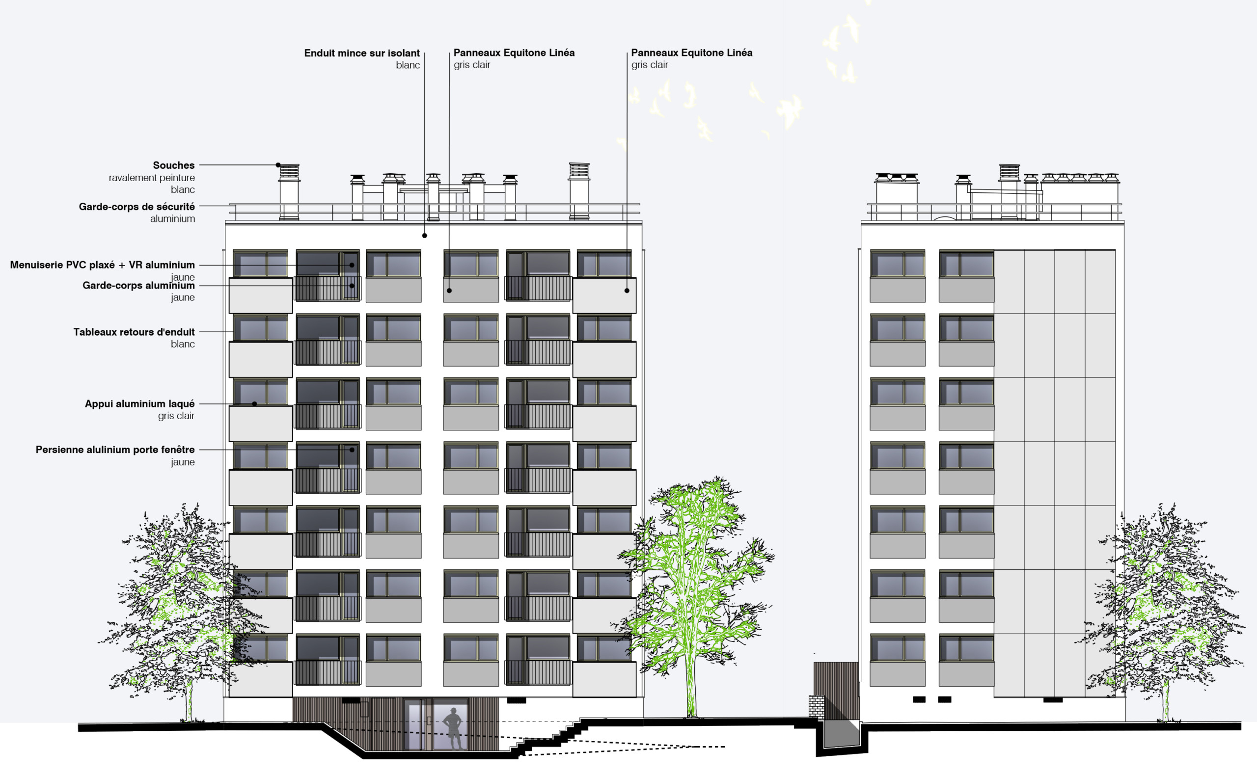 roubaud architectes Aubervilliers OPH
