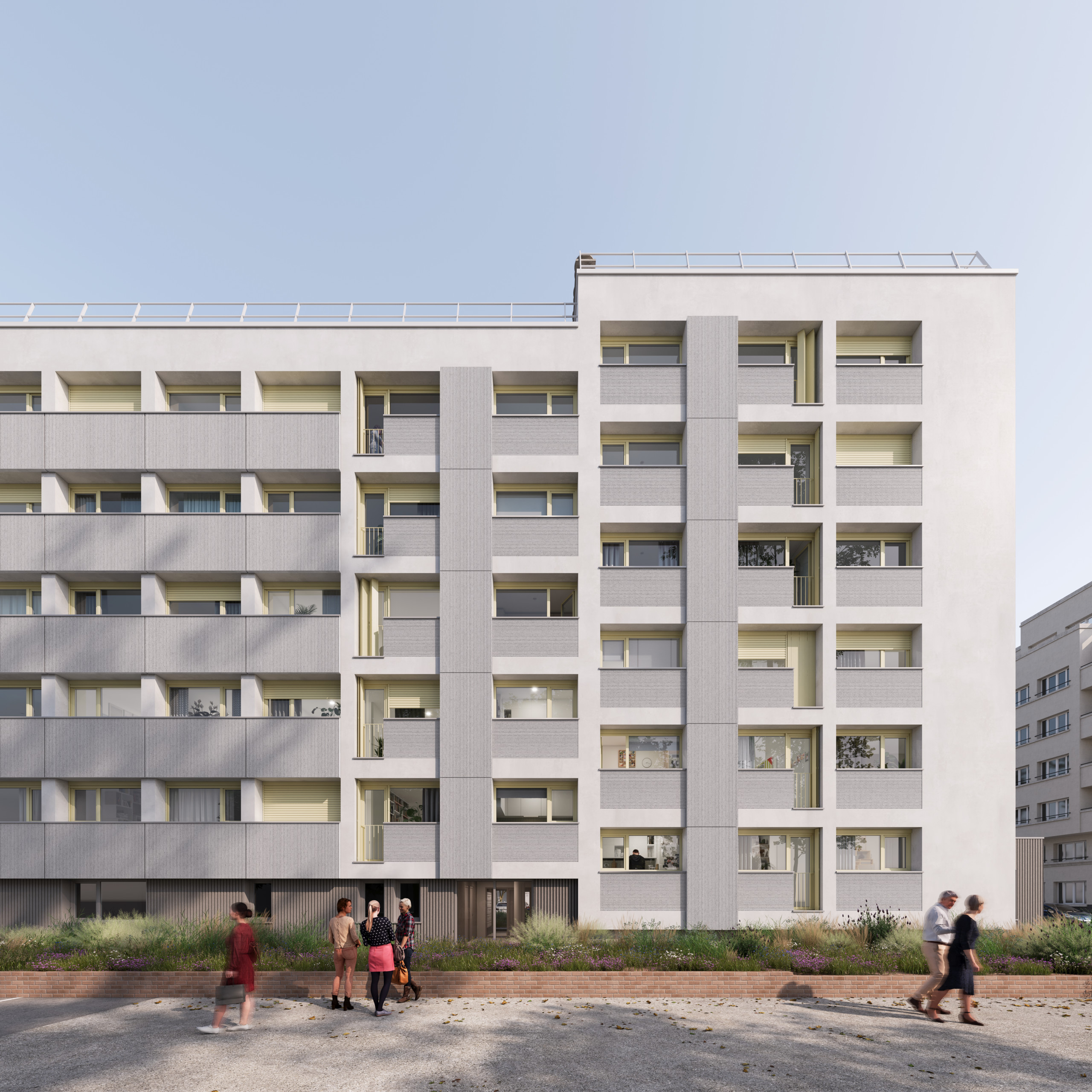 roubaud architectes Aubervilliers OPH