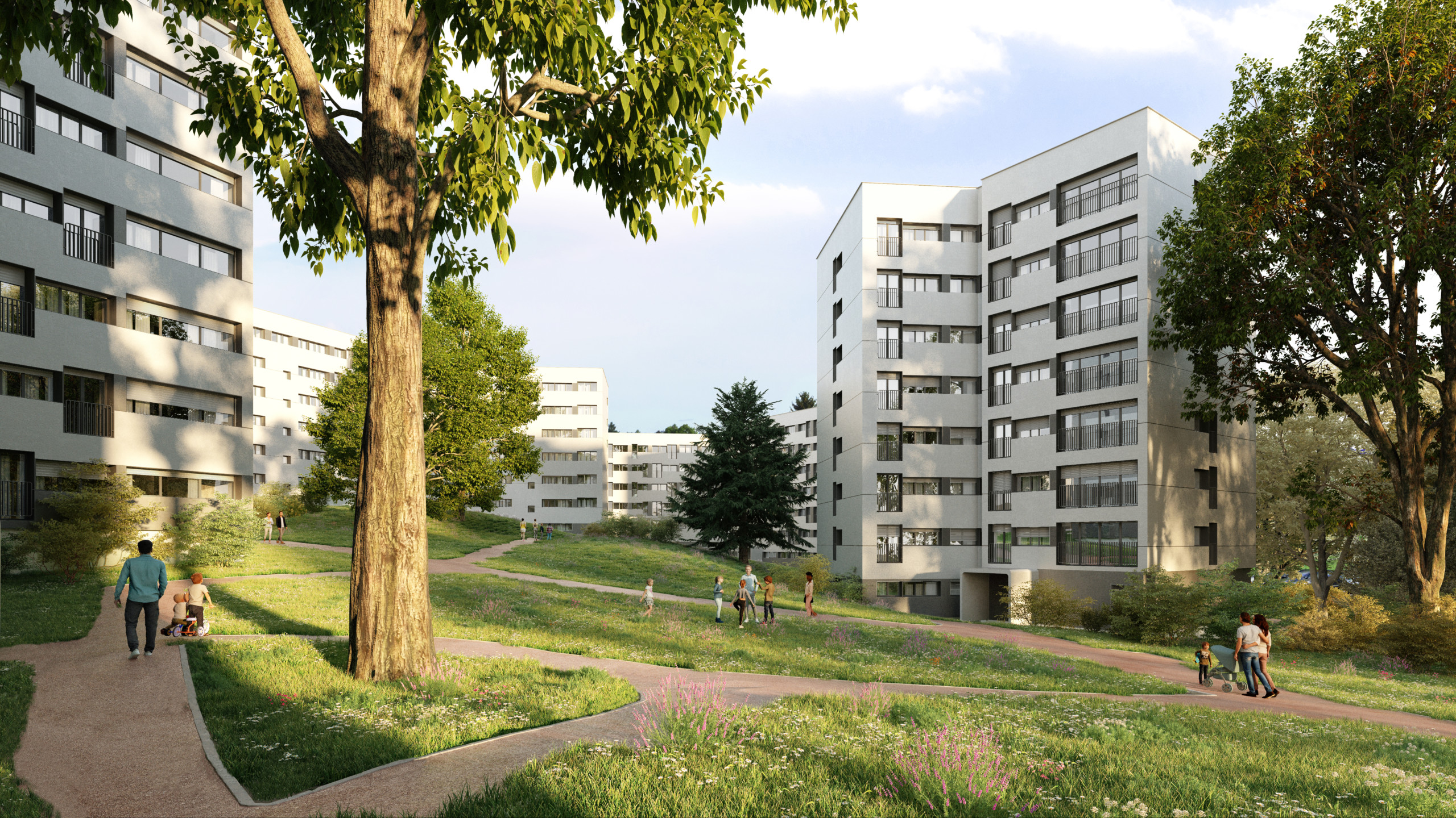roubaud architectes Brunoy résidence le Réveillon
