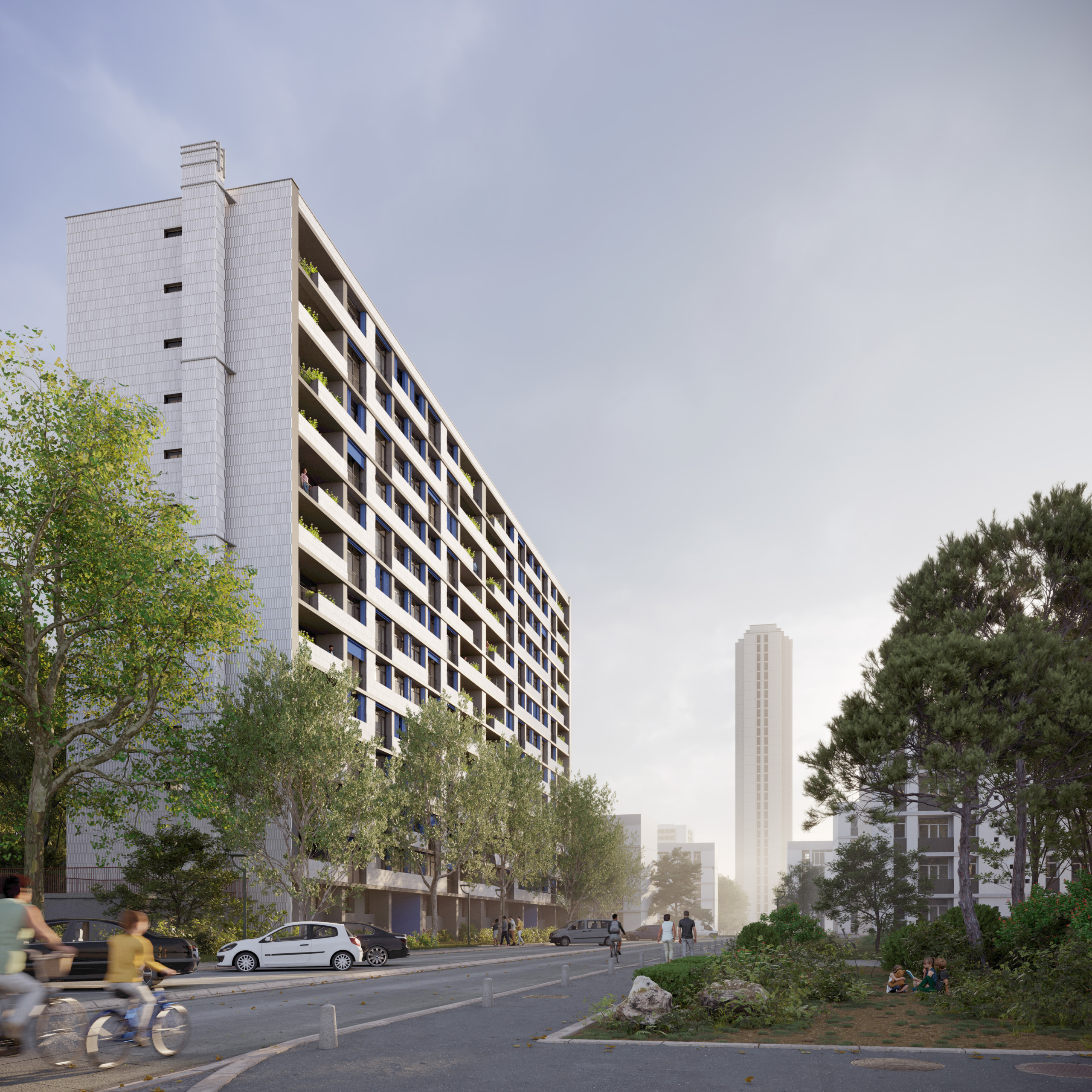 roubaud architectes Quartier Orgemont, EPINAY
