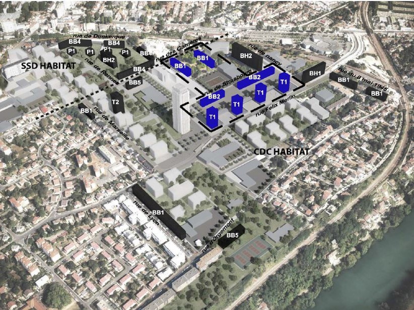 roubaud architectes Quartier Orgemont, EPINAY